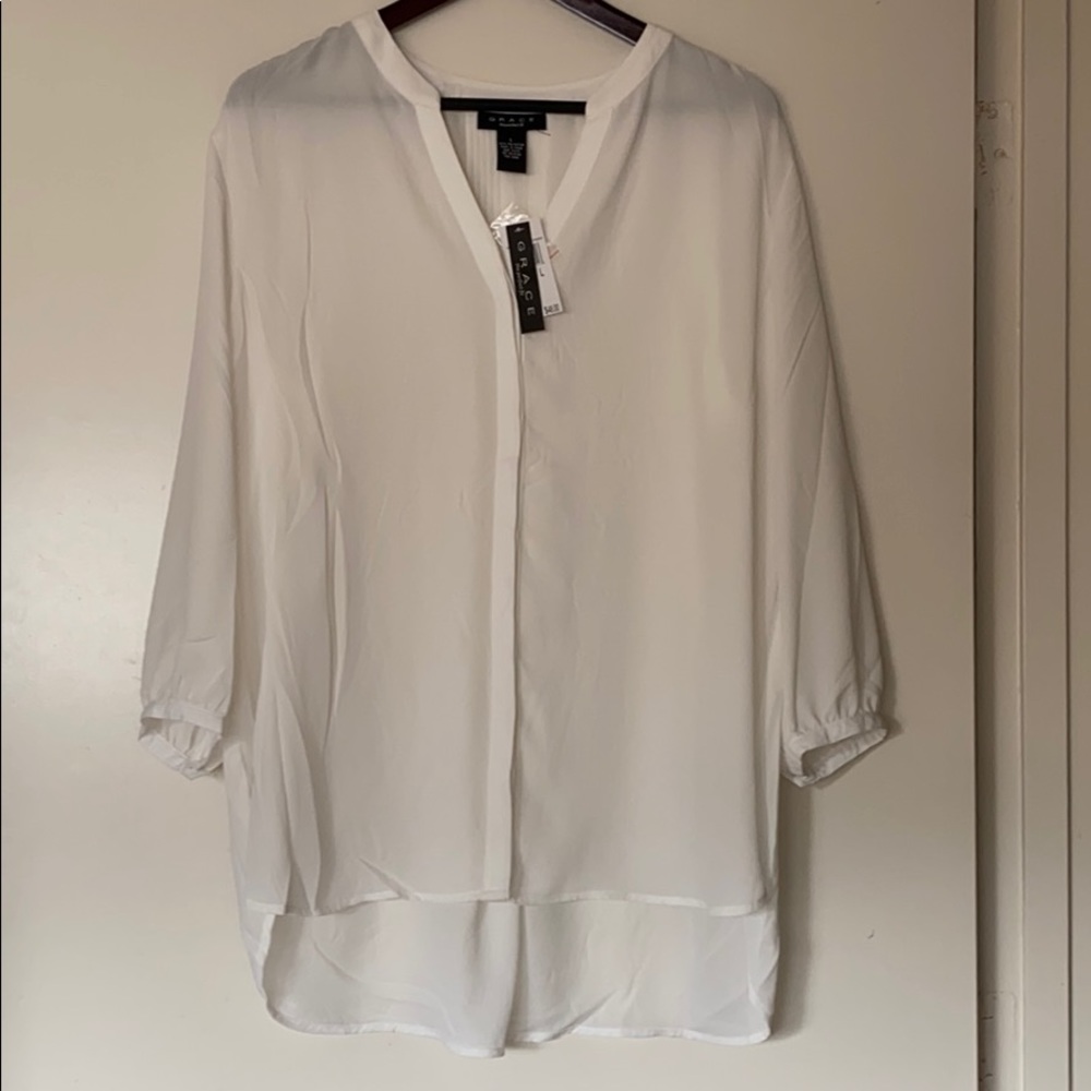 Brand new w/ tags gorgeous long sleeve tunic shirt